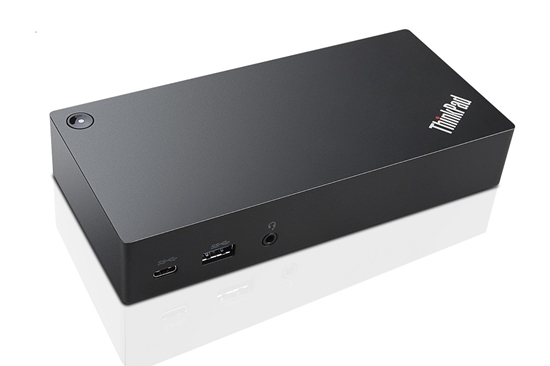 Picture of Lenovo 40A90090DK laptop dock/port replicator Wired USB 3.2 Gen 1 (3.1 Gen 1) Type-C Black