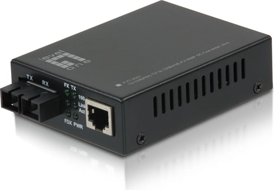 Picture of Level One LevelOne FVT-2001 tīlkla mediju pārveidotājs 100 Mbit/s 1310 nm Multi režīms Melns