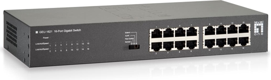 Picture of Level One LevelOne Switch 16x GE GEU-1621 100Mbps     19"