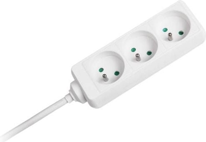 Attēls no Lider 1.5m, 3 gniazda, Bez przecznika, Biay