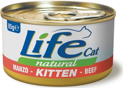 Изображение Life Pet Care LIFE CAT pusz.85g KITTEN BEEF /24