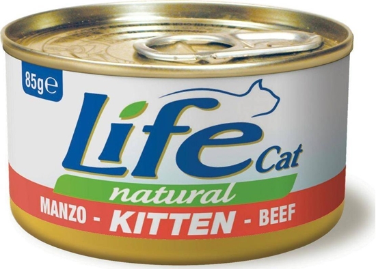 Изображение Life Pet Care LIFE CAT pusz.85g KITTEN BEEF /24