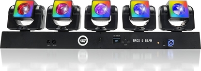 Attēls no LIGHT4ME EFEKT WIETLNY LED 5x GOWICA RUCHOMA GOWA LED OWIETLENIE SCENICZNE