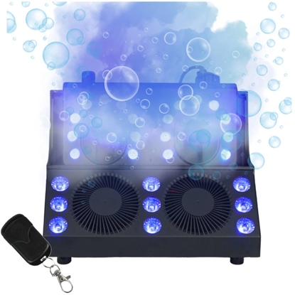 Изображение LIGHT4ME FBL STORM profesjonalna wytwornica dymu i baniek efekt LED pilot