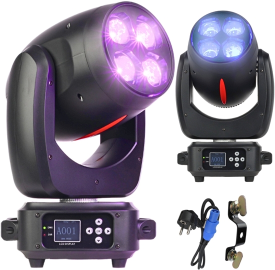 Изображение LIGHT4ME RED LINE WASH 4x40W gowica ruchoma LED owietlenie sceniczne