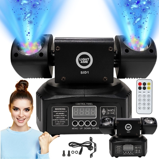 Изображение LIGHT4ME SID1 - Multiefekt wietlny LED 4w1 RGBWA