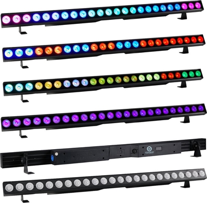 Изображение LIGHT4ME SPECTRA CREE BAR 24x6W RGBWA-UV listwa owietleniowa SMD LED 6w1