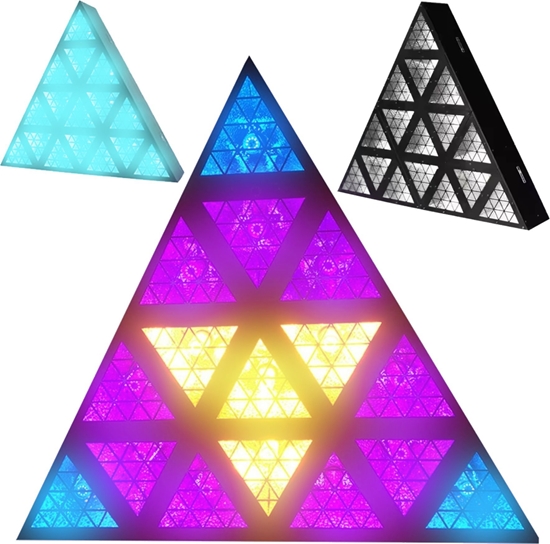 Picture of LIGHT4ME TRIANGIS efekt wietlny LED 64x2W RGBA owietlenie klubowe dyskotekowe DJ na imprez