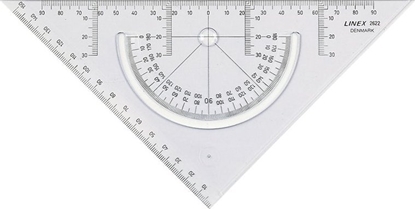 Picture of Linex 2622, Triangle, Transparent, Styrene Acrylonitrile (SAN), 2 mm, 1 pc(s)
