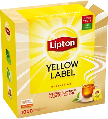 Attēls no Lipton Herbata czarna Yellow Label 1000 kopert