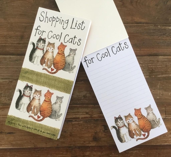 Picture of Lista zakupów z magnesem MNP16 4 koty