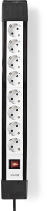 Picture of Listwa przeciwprzepiciowa Nedis 8 gniazd kabel 3m