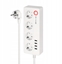 Изображение Listwa sieciowa Kruger&Matz 4 gniazda typu niemieckiego i 4xUSB 2100 mA Connect P6  Tuya