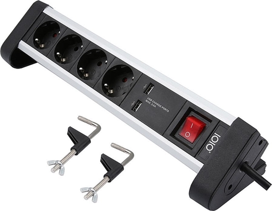 Picture of Listwa zasilajca Olympia Olympia IOIO 4-fach Steckdosenleiste mit 2x USB "SL 2425 U"