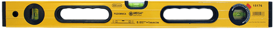 Picture of Līmeņrādis Mega pastipr.korpuss  600mm 3indik. 1mm