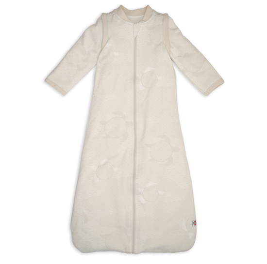 Picture of Lodger Hopper Matcha Turtle Sleeping bag with removable sleeves 50/62 / cream