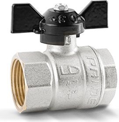 Изображение Lodveida krāns i-i 3/4" 40bar ar tauriņrokturi LD