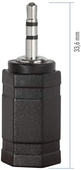 Picture of LogiLink CA1103, 3.5mm, 2.5mm, Black