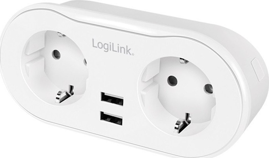 Изображение LogiLink LogiLink 2 gniazda Wi-Fi smart biae