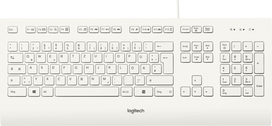 Picture of Logitech USB Keyboard K280e white