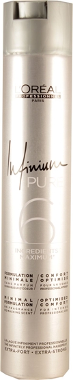 Изображение LOreal Paris Infinium 6 Pure Extra Strong Lakier Infinium Pure Supermocne Utrwalenie 500 ml