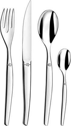 Picture of Lou Laguiole Lou Laguiole 24-czciowy komplet sztuców Jet, lustrzany srebrny