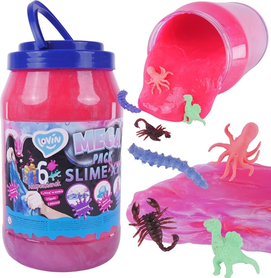 Picture of Lovin Glutek Rozcigliwy XXL Masa Slime Plastyczna elowa Antystresowa 3L