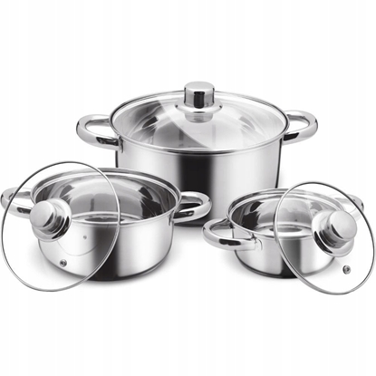 Picture of LP1000 Zestaw Garnkw z pokryw 6szt. MARCHE