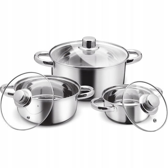 Picture of LP1000 Zestaw Garnkw z pokryw 6szt. MARCHE