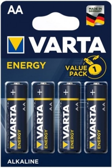 Picture of LR6/AA baterijas Varta Energy Alkaline MN1500/4106 iepakojuma 4 gb.