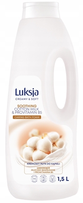 Attēls no LUKSJA Creamy & Soft Kremowy Pyn do kpieli Soothing - Cotton Milk & Provitamin B5 1500 ml