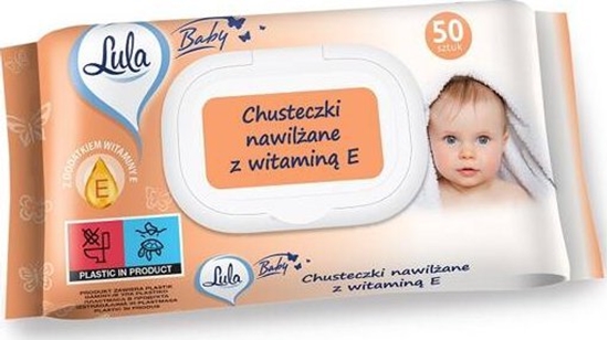 Picture of Lula Chusteczki nawilane z wit. E 50szt.