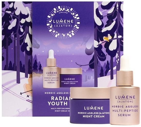Изображение Lumene Nordic Ageless &lsqb;Ajaton&rsqb; Radiant Youth Set Zestaw serum do twarzy 30ml + krem do twarzy 50ml
