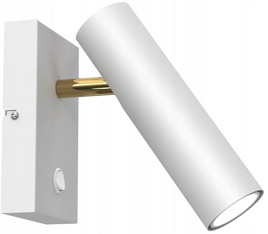 Picture of Kinkiet Luminex Axion 245 kinkiet lampa cienna spot 1x8W GU10 biay/zoty