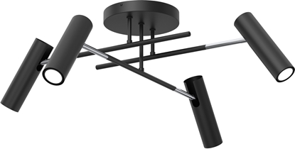 Picture of Luminex Axion 4448 plafon lampa sufitowa 4x8W GU10 czarny/chrom