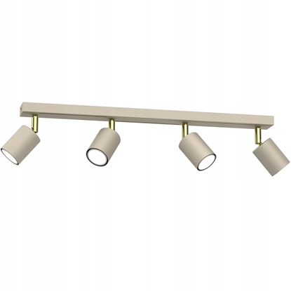 Picture of Luminex Striper 4598 listwa plafon lampa sufitowa 4x8W GU10 beowy/zoty