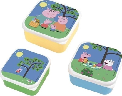Picture of Lunch box 3szt winka Peppa