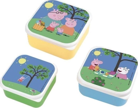 Picture of Lunch box 3szt winka Peppa