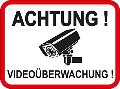 Attēls no Lupus Electronics Naklejka Achtung Videoüberwachung