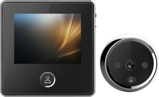 Изображение Luxury Wizjer LCD 3 dzwonek judasz wizjer do drzwi uniwersalny
