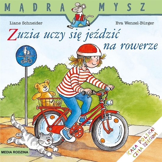 Изображение M±dra Mysz. Zuzia uczy si jedzi na rowerze