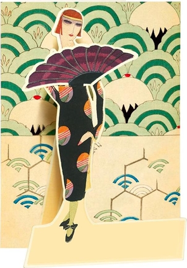 Picture of Madame Treacle Karnet B6 i zawieszka z kopert - Kobieta