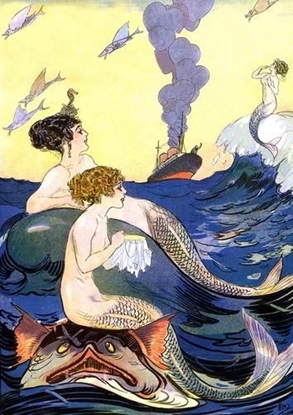 Picture of Madame Treacle Karnet B6 z kopert Syreny