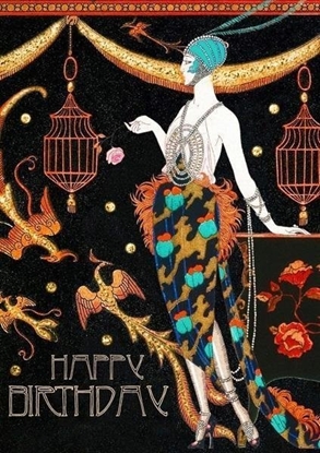 Picture of Madame Treacle Karnet B6 z kopert Urodziny Flamingi