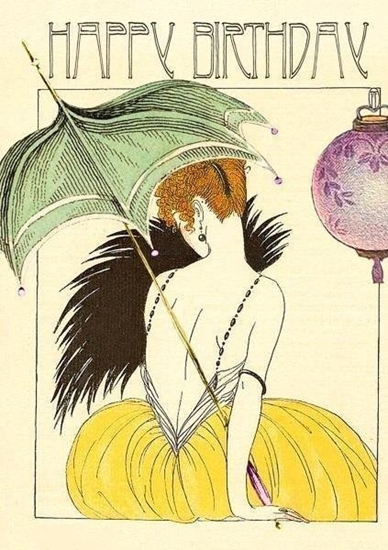 Picture of Madame Treacle Karnet B6 z kopert Urodziny Parasolka