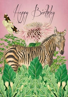 Picture of Madame Treacle Karnet B6 z kopert Urodziny Zebra