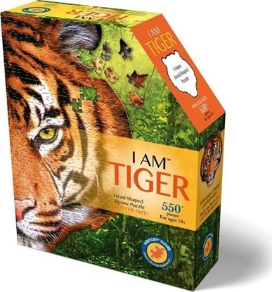 Picture of MADD CAPP MADD CAPP, Puzzle konturowe I AM - Tygrys 550 elem.