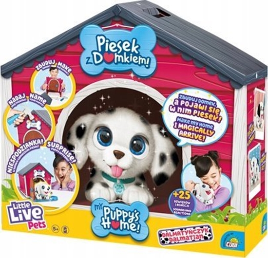 Picture of Madej Maskotka Little Live Pets Piesek z domkiem Dalmatyczyk