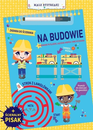 Picture of Mae bystrzaki. Zadania do cierania. Na budowie