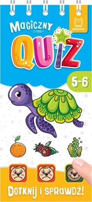 Изображение Magiczny quiz z ówikiem. Dotknij i sprawd. 5-6 lat